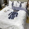 100% Polyester White Bedding Set for Wedding Luxury Bedspreads and Sheets Collections