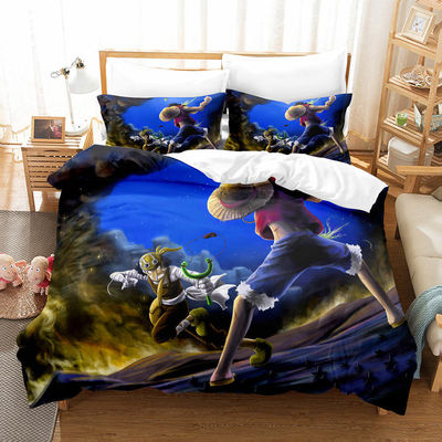 1.8m Bed Linen Sets with Custom Photo Printing 3D Cartoon Characters and 40 Fabric Count