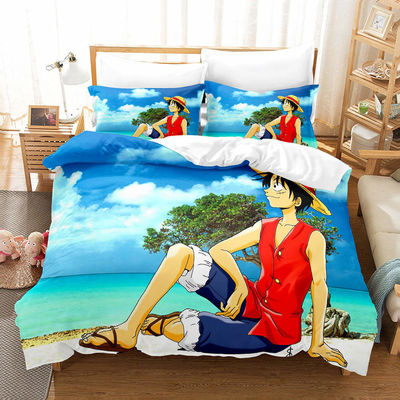 1.8m Bed Linen Sets with Custom Photo Printing 3D Cartoon Characters and 40 Fabric Count