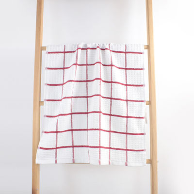 Highly Durable 100% Cotton Solid Jacquard Terry Towel Custom Jacquard Cleaning Towel
