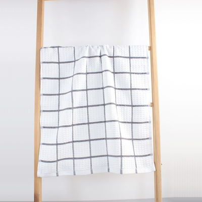 Highly Durable 100% Cotton Solid Jacquard Terry Towel Custom Jacquard Cleaning Towel