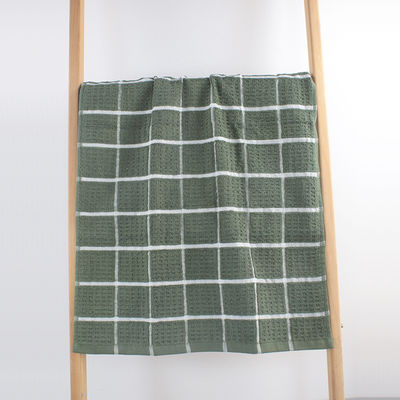 Highly Durable 100% Cotton Solid Jacquard Terry Towel Custom Jacquard Cleaning Towel
