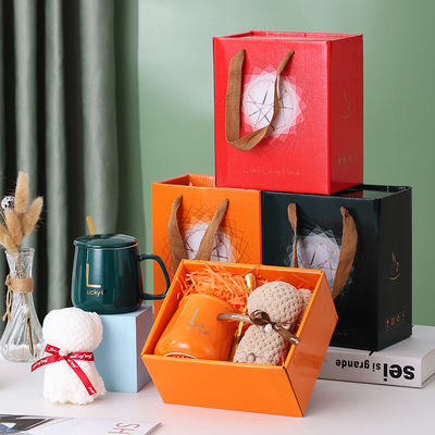 Antimicrobial Ceramic Wedding Souvenirs Multiple Colors High Aesthetic Towel Water Cups