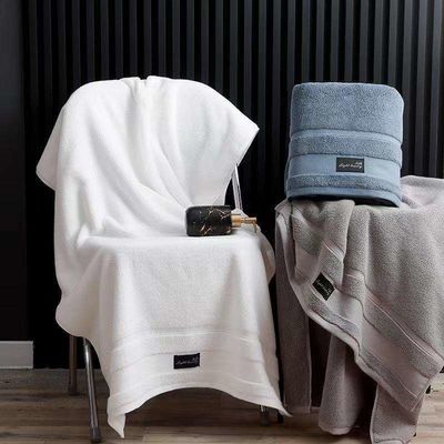 Home or Hotel 100% Cotton Bath Towel High Absorbent Rectangle Shower Towel for Adults