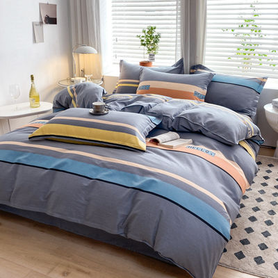 Wedding Four-piece Kit Bedding Duvet Quilt Cartoon Cotton Bed Set Luxury Bed Sheets