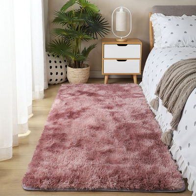 High Pile Height Polyester Tie Dyed Printed Carpet for Bedroom Living Room Study Room