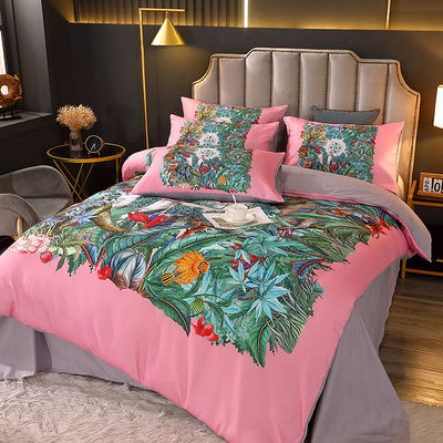 2023 Washed Silk Duvet Sets with Customized Color and National Standards Color Fastness