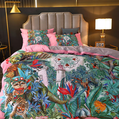 2023 Washed Silk Duvet Sets with Customized Color and National Standards Color Fastness