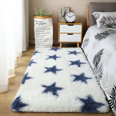 Abstract Pattern Faux Sheepskin Fur Area Rugs for Floor Mat Carpet in Living Room