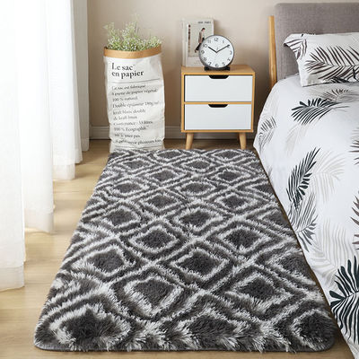 Abstract Pattern Faux Sheepskin Fur Area Rugs for Floor Mat Carpet in Living Room