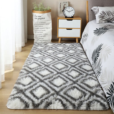 Abstract Pattern Faux Sheepskin Fur Area Rugs for Floor Mat Carpet in Living Room