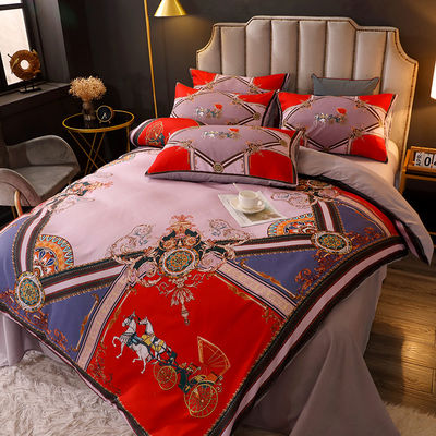 Direct Sheet Sets Bedding Bedding Set 4 pcs Bed Cover Luxury Bed Sheets Pillow Case