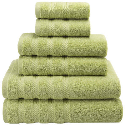 Custom Private Label Luxury Dobby Border 100% Cotton Towel for Adult Bathroom Shower