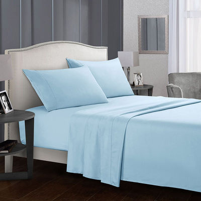 Custom Hotel Labels Sustainable Custom Logo White Luxury Home Hotel Bed Sheet Bedding Set