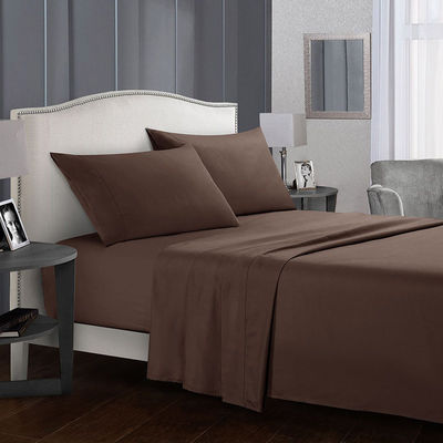 Custom Hotel Labels Sustainable Custom Logo White Luxury Home Hotel Bed Sheet Bedding Set