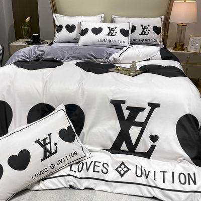 2023 Modern Polyester Heart Bedding Sheet Set for Luxury Bedding Quilts Duvet Cover