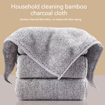 Rectangle Japanese-style Bamboo Charcoal Fiber Dishwashing Cloth Kitchen Oil Removal