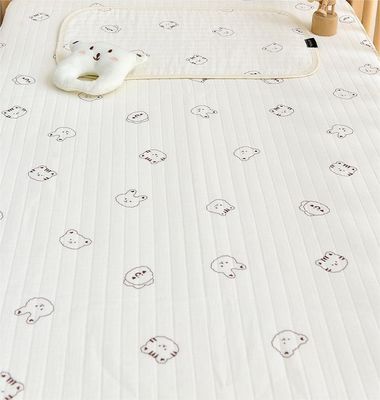 Soft and Breathable Baby Blanket Quilt Made of 100% Cotton Fiber for Newborn Swaddle
