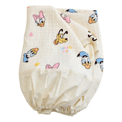 Soft and Breathable Baby Blanket Quilt Made of 100% Cotton Fiber for Newborn Swaddle