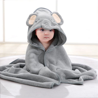 Customized Children's Bathrobe Set Soft and Absorbent Hooded Towels for Babies