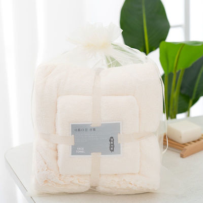 QUICK-DRY 400-600gsm Super Absorbent Microfiber Coral Fleece Bath Towel Sets for Gift