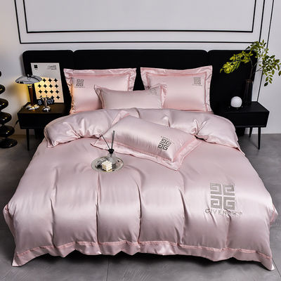 Modern Style Embroidery Duvet Cover for Wedding Luxury Bed Sheets ADS02 Cotton Sheet Set