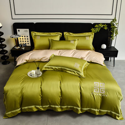 Modern Style Embroidery Duvet Cover for Wedding Luxury Bed Sheets ADS02 Cotton Sheet Set