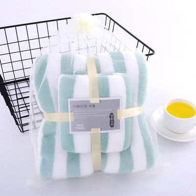 Sell Solid Color Microfiber Coral Fleece Bath Towel for Home