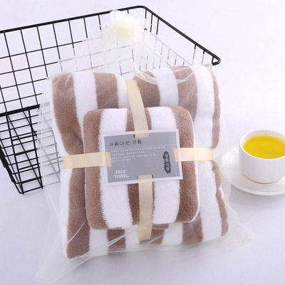 Sell Solid Color Microfiber Coral Fleece Bath Towel for Home