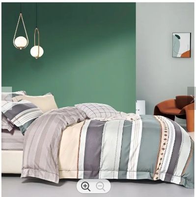 Home Appliance Luxury 40s Cotton Bedding Set with 100% Cotton Sheets Quilt Pillow Cover