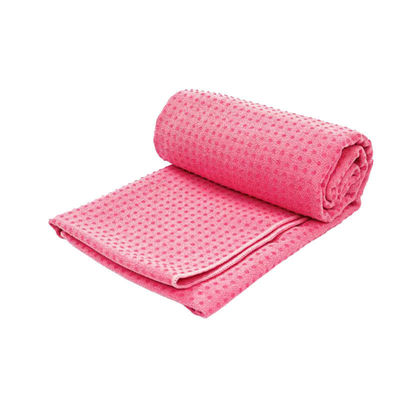 Non-Slip Hot Yoga Towel with Silicone Dots Eco Friendly and Customized Printing Designs