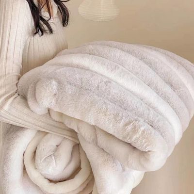 Excellent Warm Grey Flannel All Season Ultra Soft Plush Thick Fuzzy Blankets for Sofa