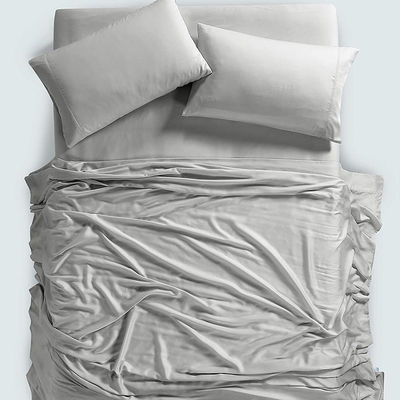 60s Bamboo Fiber Bedding Set for 2.5m Bed 300 TC Bed Sheet and Pillow Cover Included