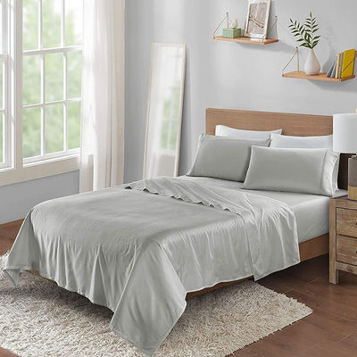 60s Bamboo Fiber Bedding Set for 2.5m Bed 300 TC Bed Sheet and Pillow Cover Included