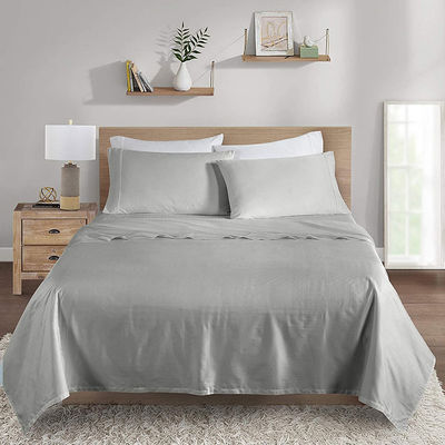 60s Bamboo Fiber Bedding Set for 2.5m Bed 300 TC Bed Sheet and Pillow Cover Included