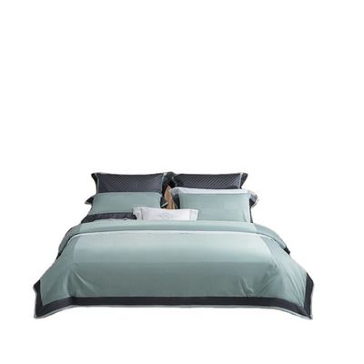 300tc Air-permeable Queen King Bedding Set 100 Cotton Case Plain Quantity Cover Striped