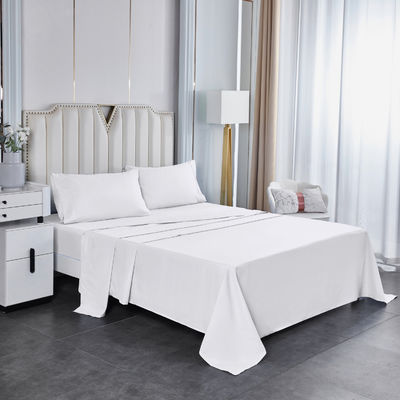 Embroidered Pillowcase Solid Color Luxury Bedding Sets for Ready to Ship King Queen Bed