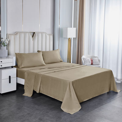 Embroidered Pillowcase Solid Color Luxury Bedding Sets for Ready to Ship King Queen Bed