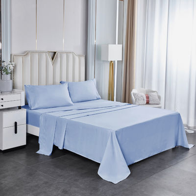 Embroidered Pillowcase Solid Color Luxury Bedding Sets for Ready to Ship King Queen Bed