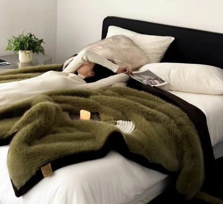 Winter Season Oversized Blanket Wearable Hoodie with Thick Flannel and Giant Pocket