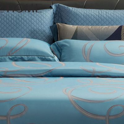 300TC Viscose Cotton Jacquard 4Pcs Bedding Sets for Comfortable Sleeping Experience