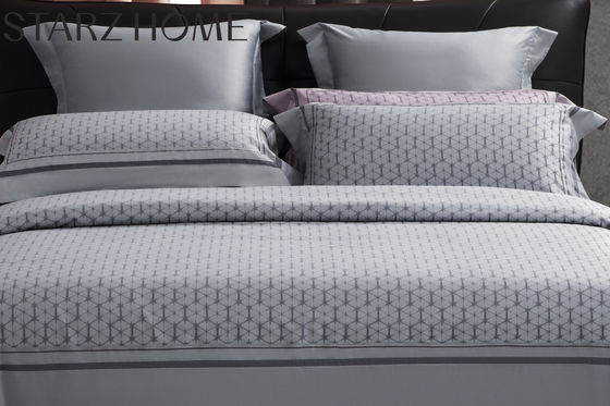 Chic Solid Pattern 100% Cotton 60S 300TC Jacquard Flat Bed Sheet for 2.2m 7 feet Bed