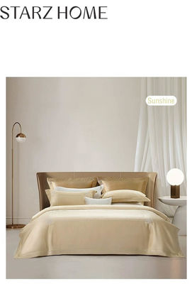 Solid Pattern 200S Double Stranded Long Staple Cotton 4 Piece Bedding Set A Must-Have