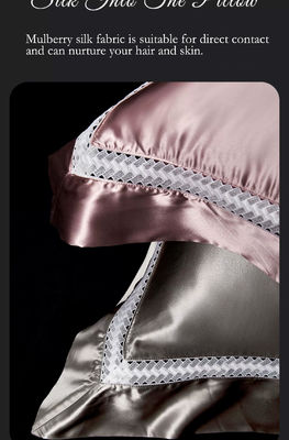 60 Fabric Count Solid Pattern Type 19mm Silk Composite Pillow with Pillowcase