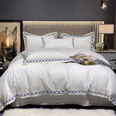 60 Fabric Count Duvet Set 2023 Summer Bedding Luxury Bed Set 100% Cotton for Hotel Home