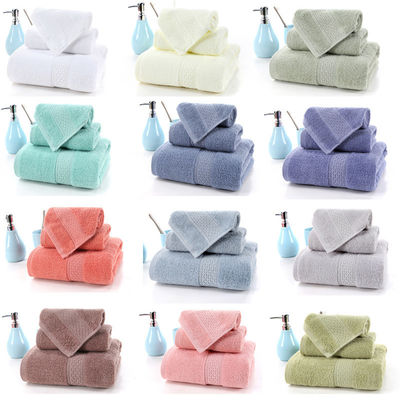 Hotel Home and Hospital All Age Group Cotton Quick Dry Bath Towel Set Customize Logo