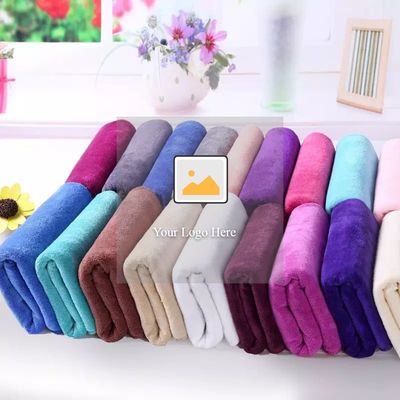 85%Polyester 15%Polyamide Customized Size and Logo Microfiber Fabric Bath Towel for Hotel