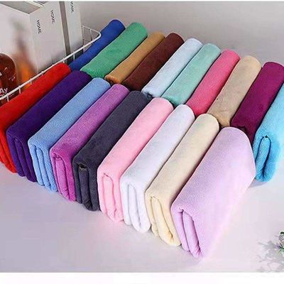 85%Polyester 15%Polyamide Customized Size and Logo Microfiber Fabric Bath Towel for Hotel