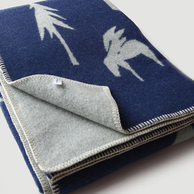 Printed Cashmere Wool Knitted Jacquard Throw Blanket for Home Travel Sofa and Picnic