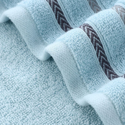 Customer Logo 100% Cotton Towels 30 x14 Inches Super Absorbent Quick Dry Bathroom Towels